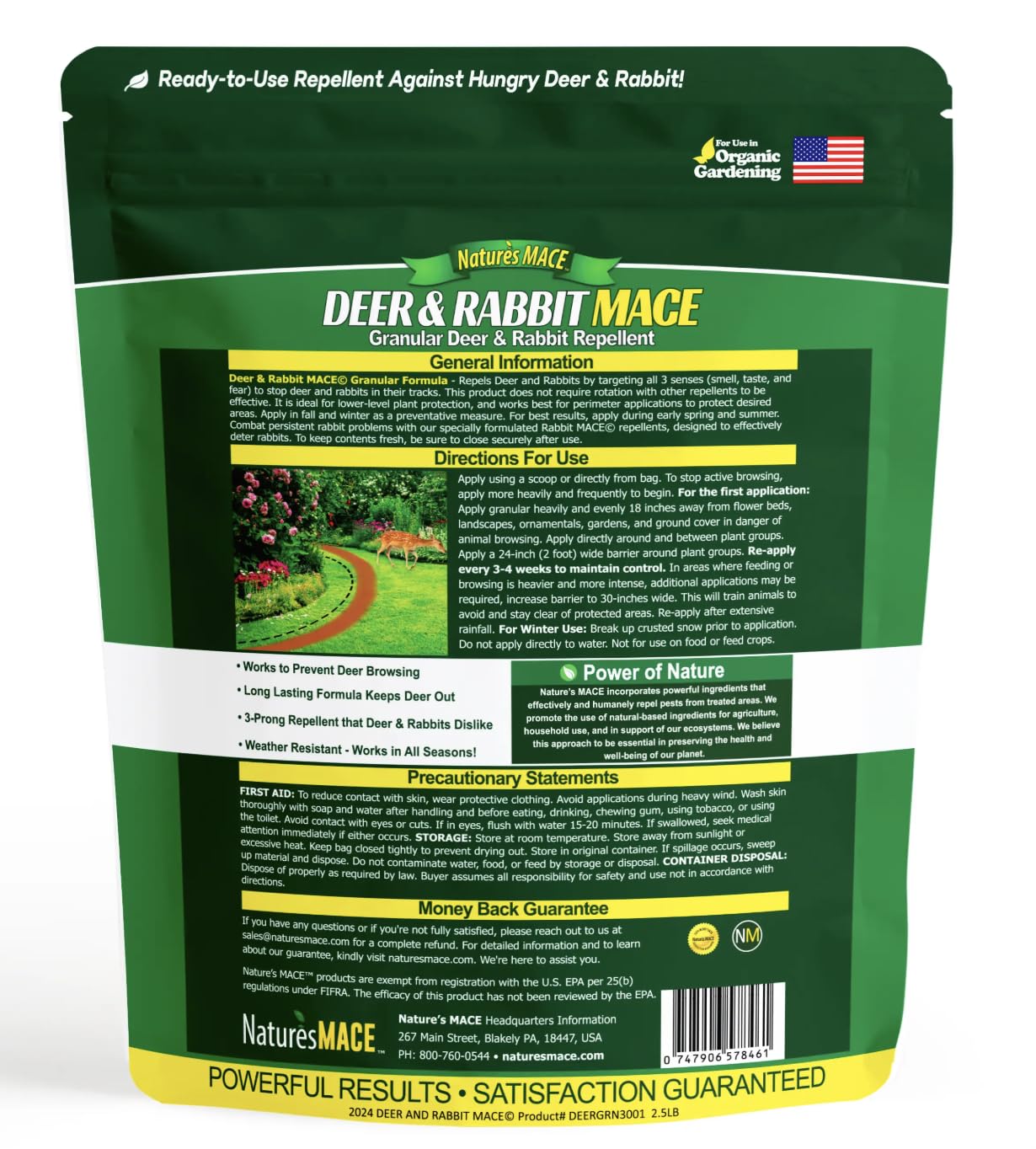 Nature's MACE granule close-up texture revealing time-release formulation benefit