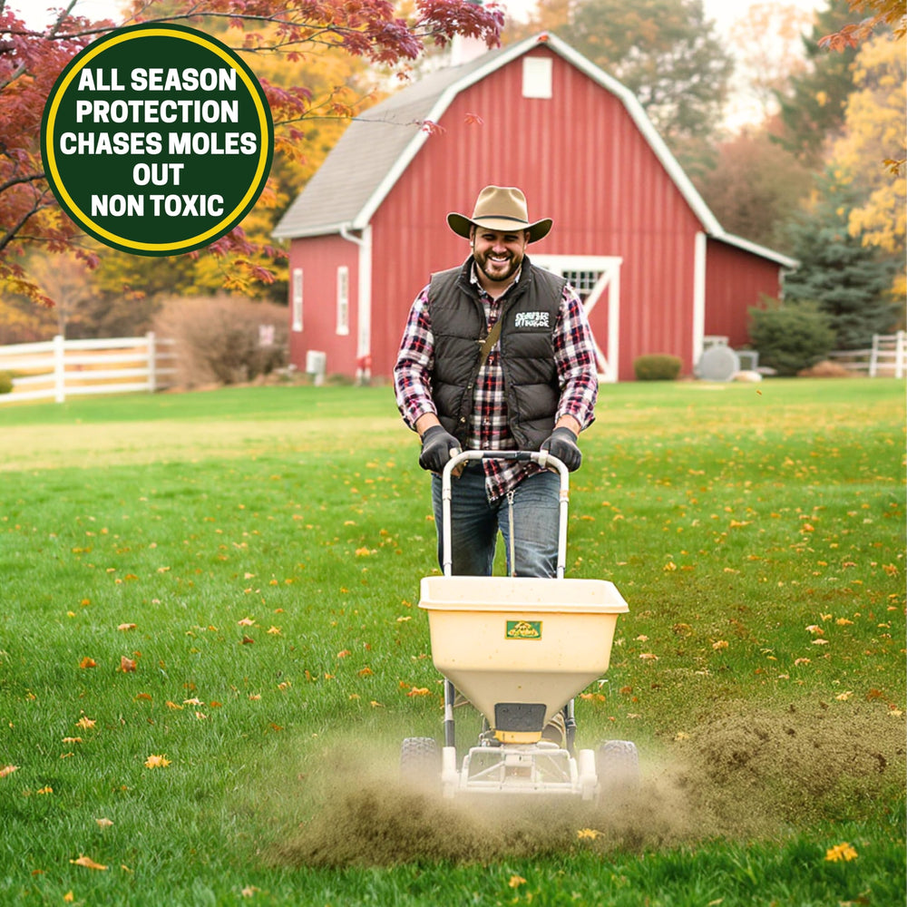 Nature's MACE treated lawn demonstrating reduced tunneling