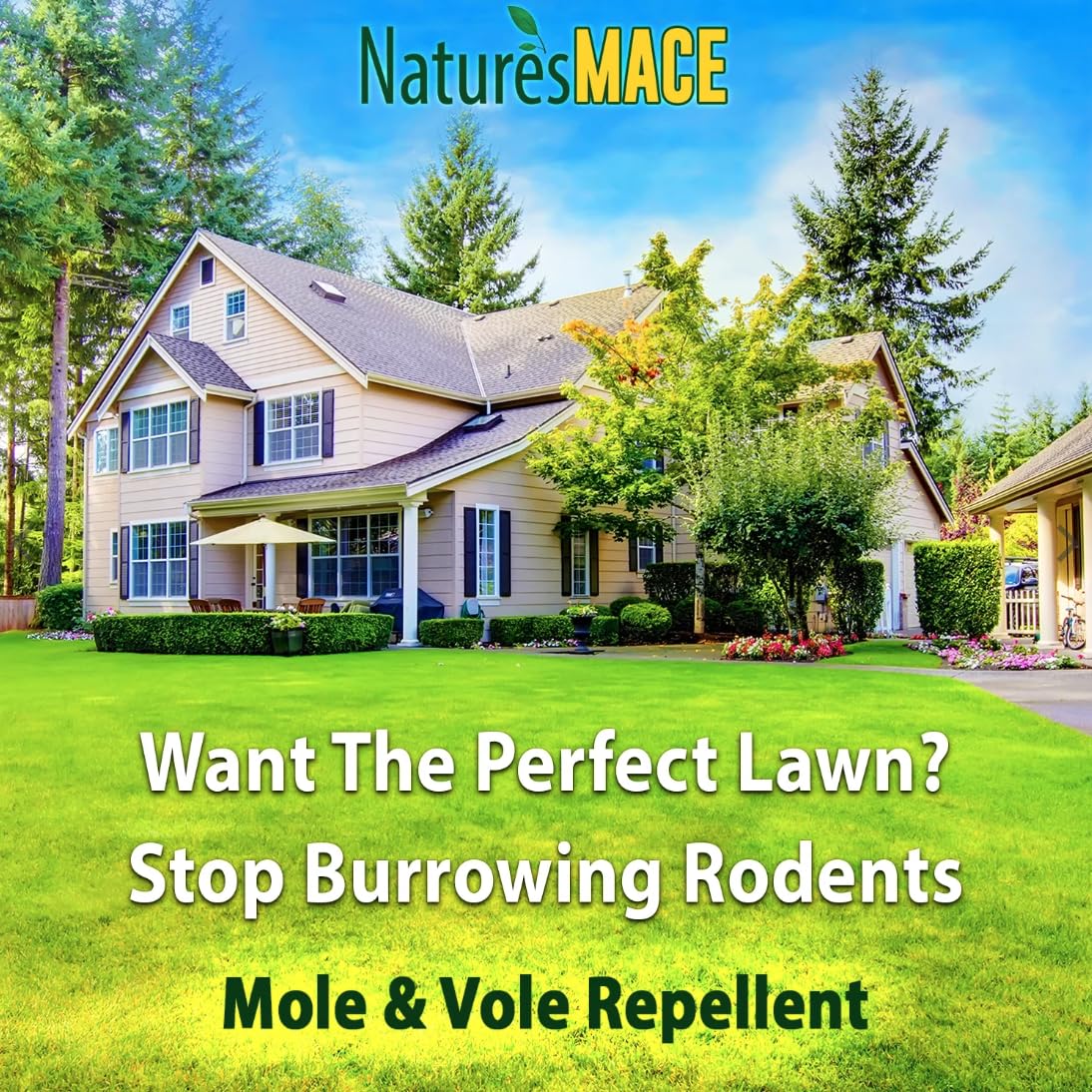 Nature's MACE measuring coverage to treat 17,600 sq ft accurately
