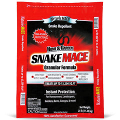 Nature's MACE front packaging showing 25 lb bag and application use benefit