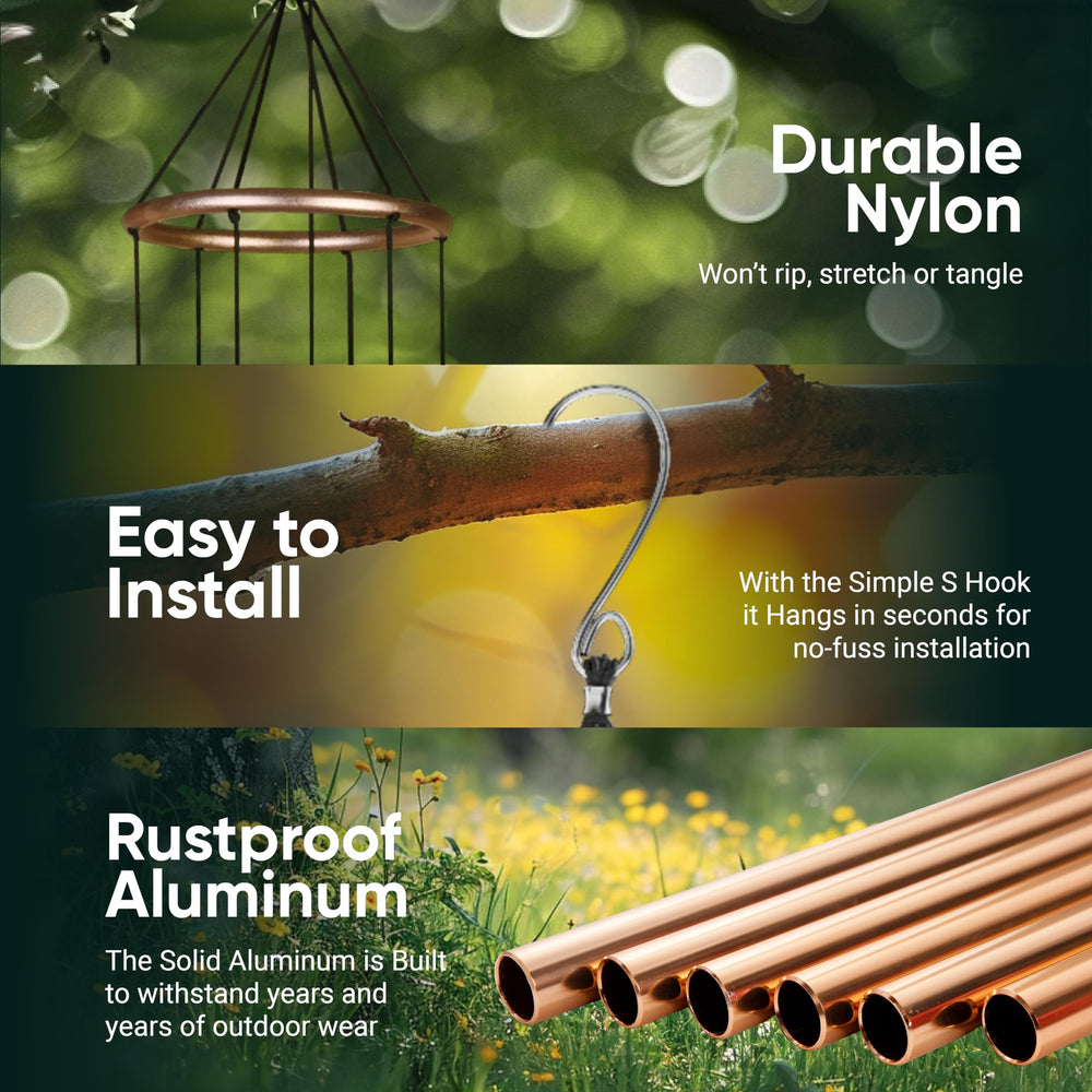 Nature's Melody gift-wrapped chime presented as sympathy or memorial present