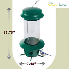 Nature's Rhythm top lid detail highlighting weatherproof design and rain protection