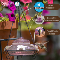 Nature's Way close-up of three lifelike flower ports showing leak-resistant fit
