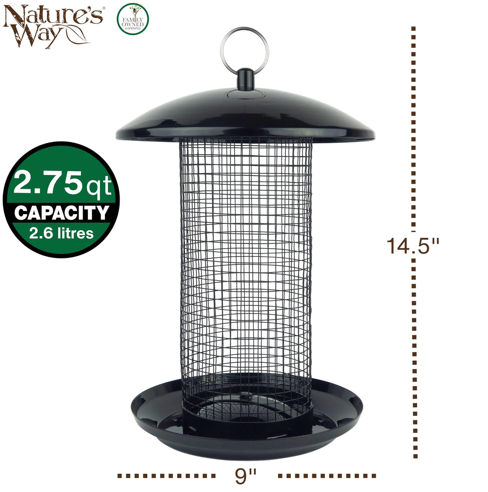 Nature's Way close-up of mesh texture highlighting easy-cling surface for bird footing