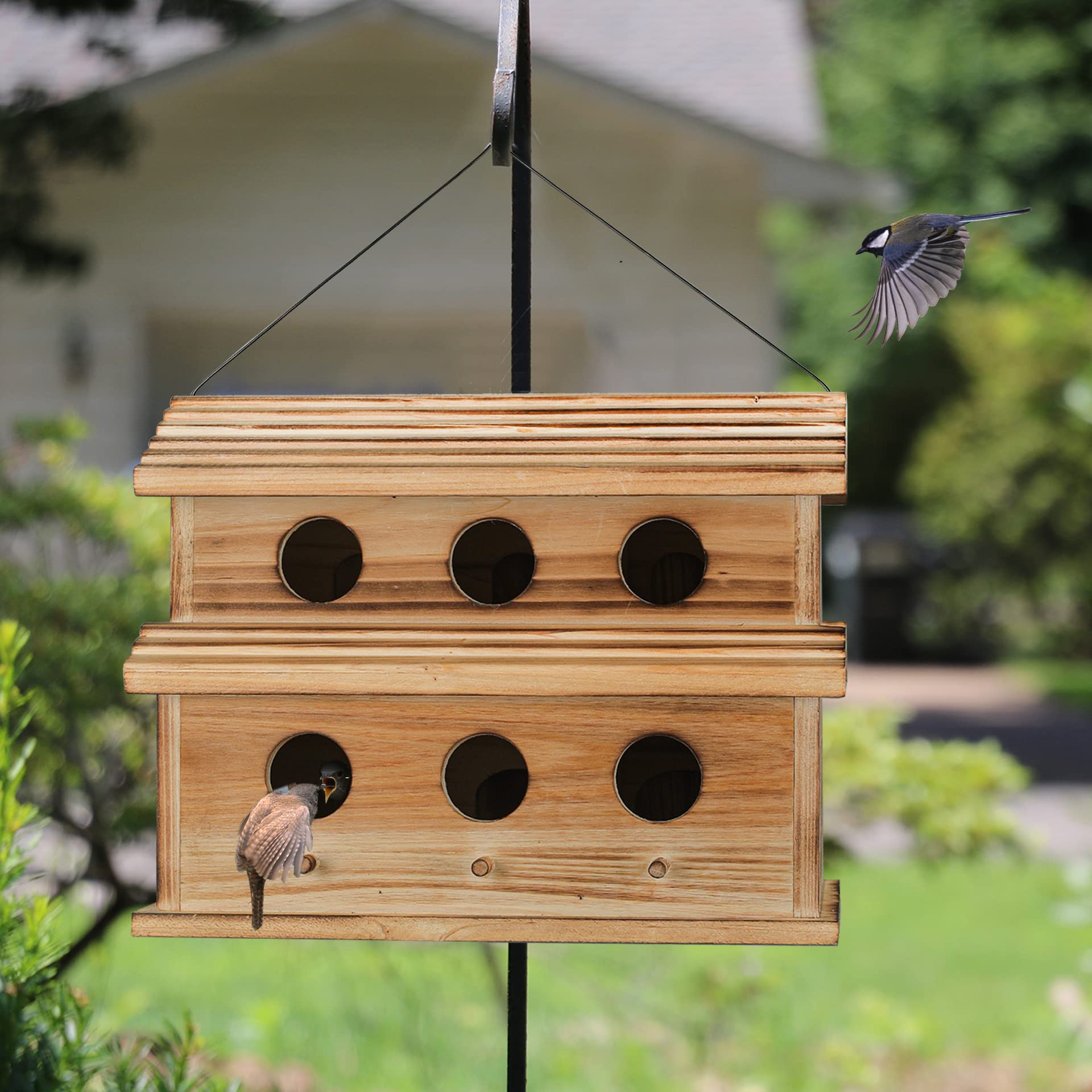 NATUREYLWL open compartment showing removable panel for easy cleaning and maintenance