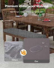 Navenwelle close-up of waterproof polyester texture highlighting stain resistance