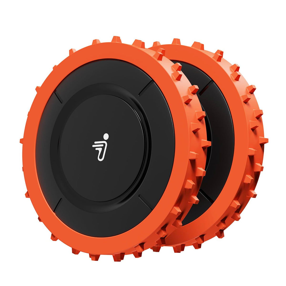 NAVIMOW front view of packaged traction wheels showing kit and tools for easy install