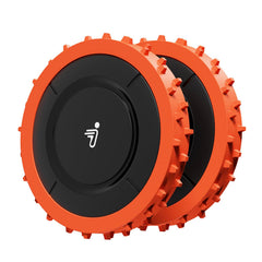 NAVIMOW front view of packaged traction wheels showing kit and tools for easy install
