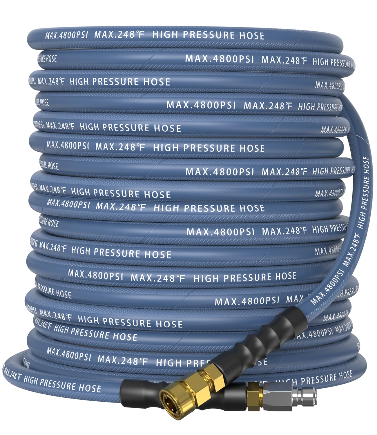 NAVOHEVEN front coil showing full 100 ft length and packaging benefit