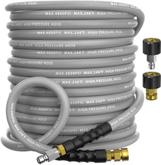 NAVOHEVEN front packaging showing 50ft hose and included adapters for fast setup