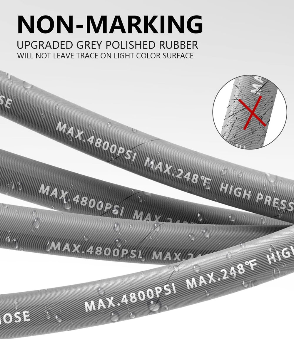 NAVOHEVEN label indicating heat resistance up to 120°C for hot-water cleaning safety