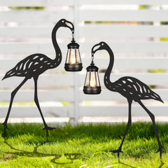 nawaza flamingo front view showing decorative silhouette and lighting benefit