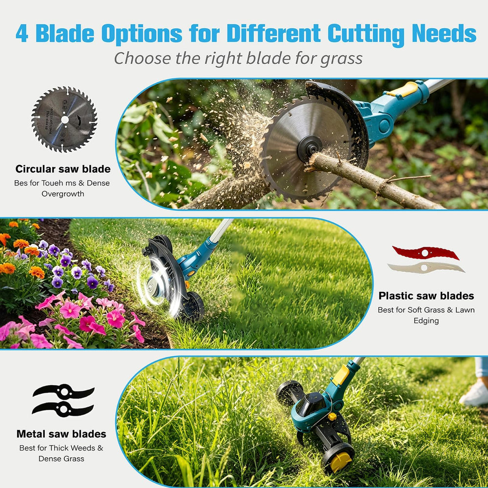 NAYDERTL in use trimming garden edges demonstrating precise, clean results