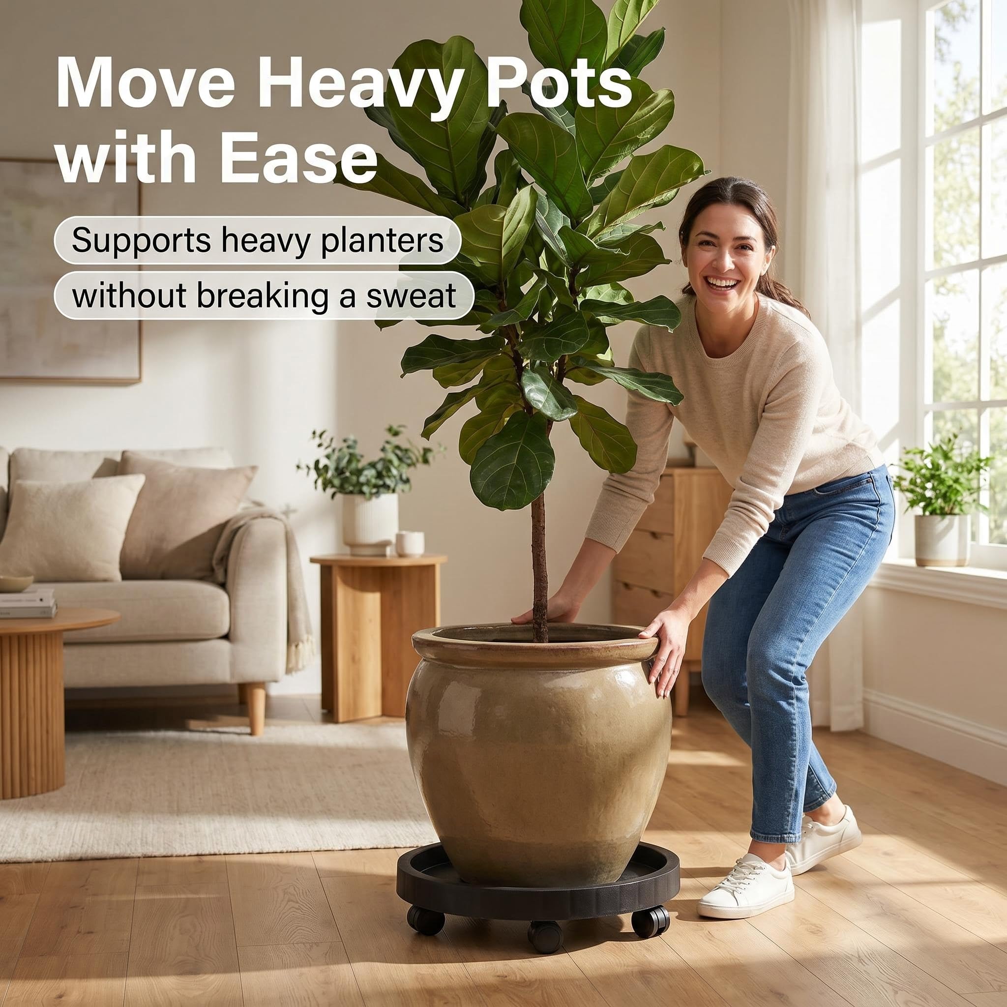NAZKAEN placed on hardwood showing floor protection and scratch prevention