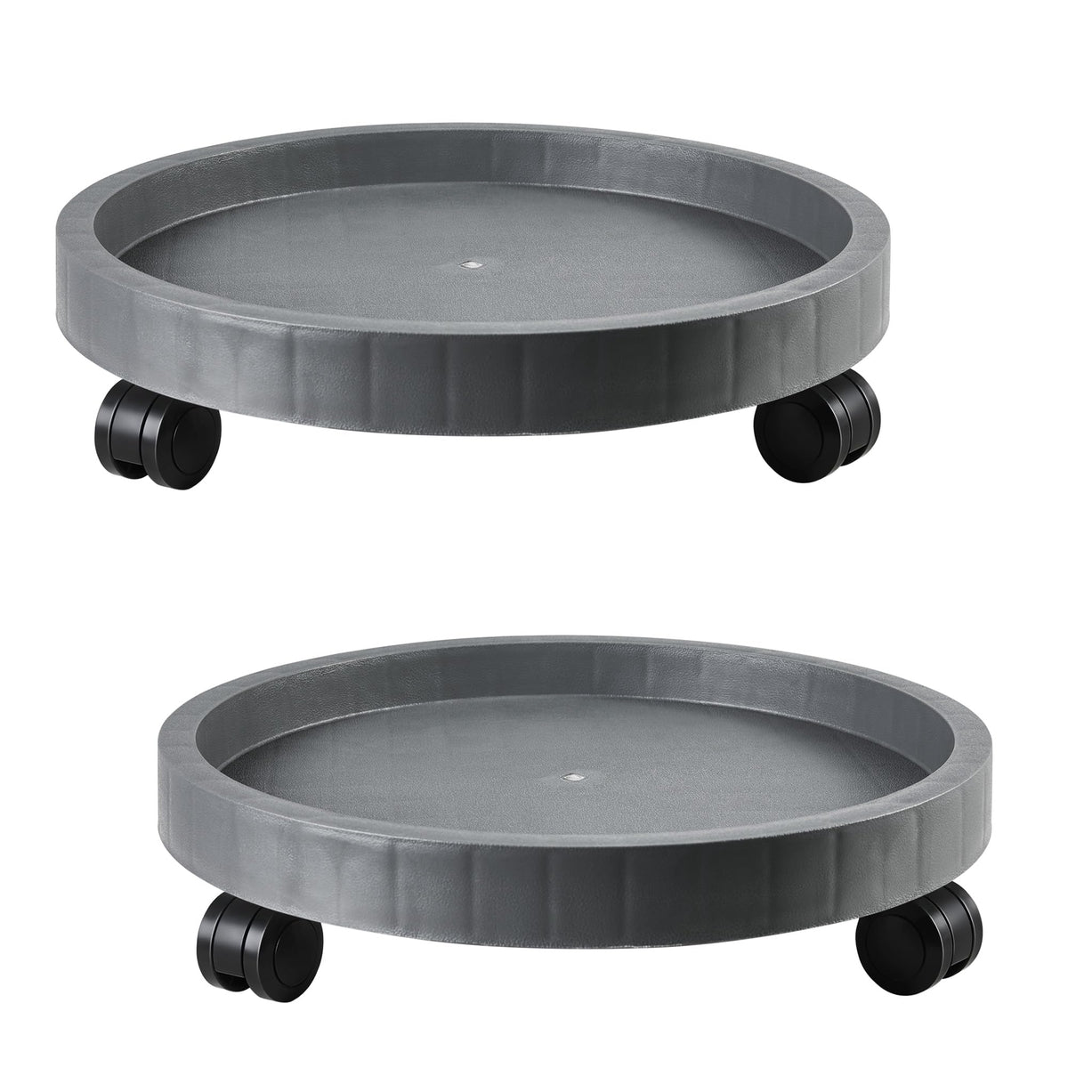 NAZKAEN front view of both 14.2-inch caddies ready to use, showing stable tray design