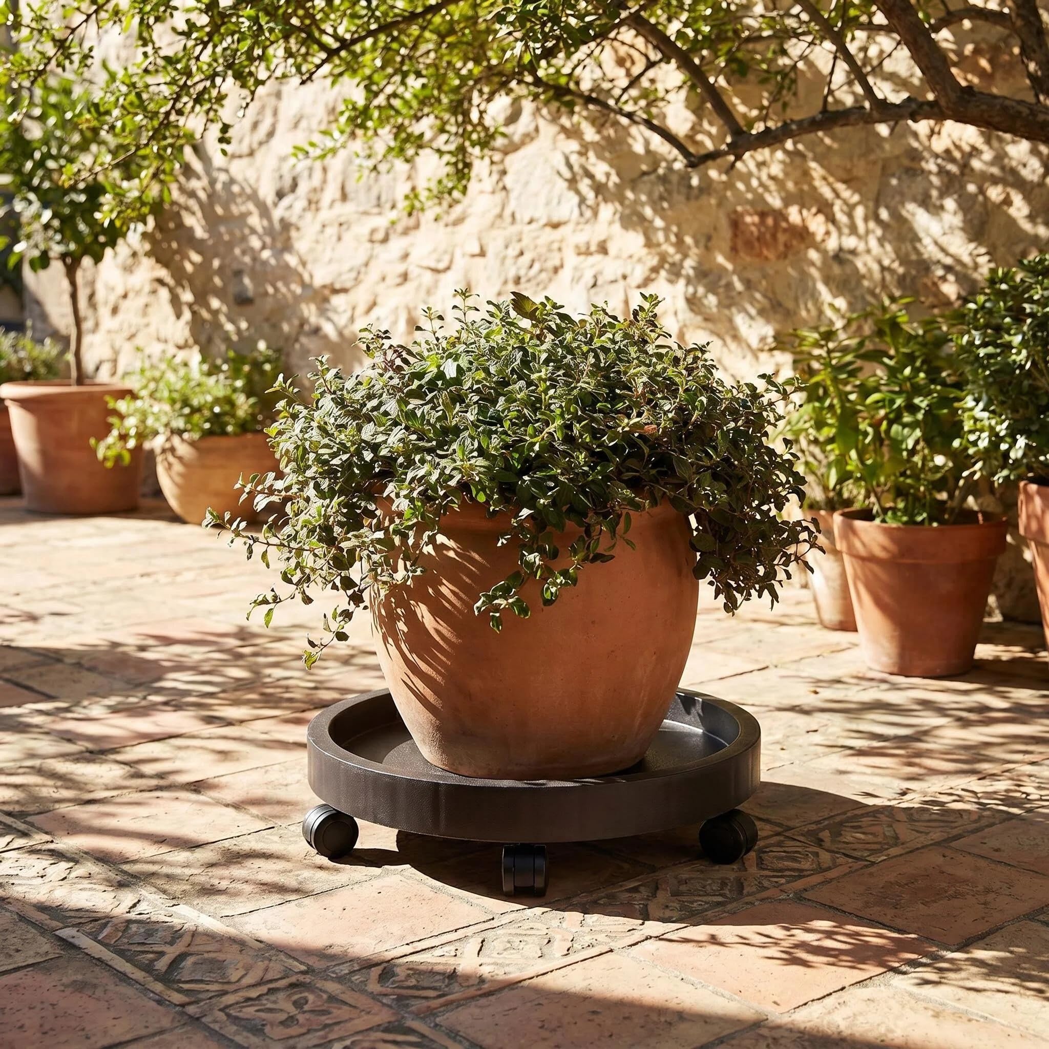 NAZKAEN supporting a heavy planter showing robust load-bearing performance
