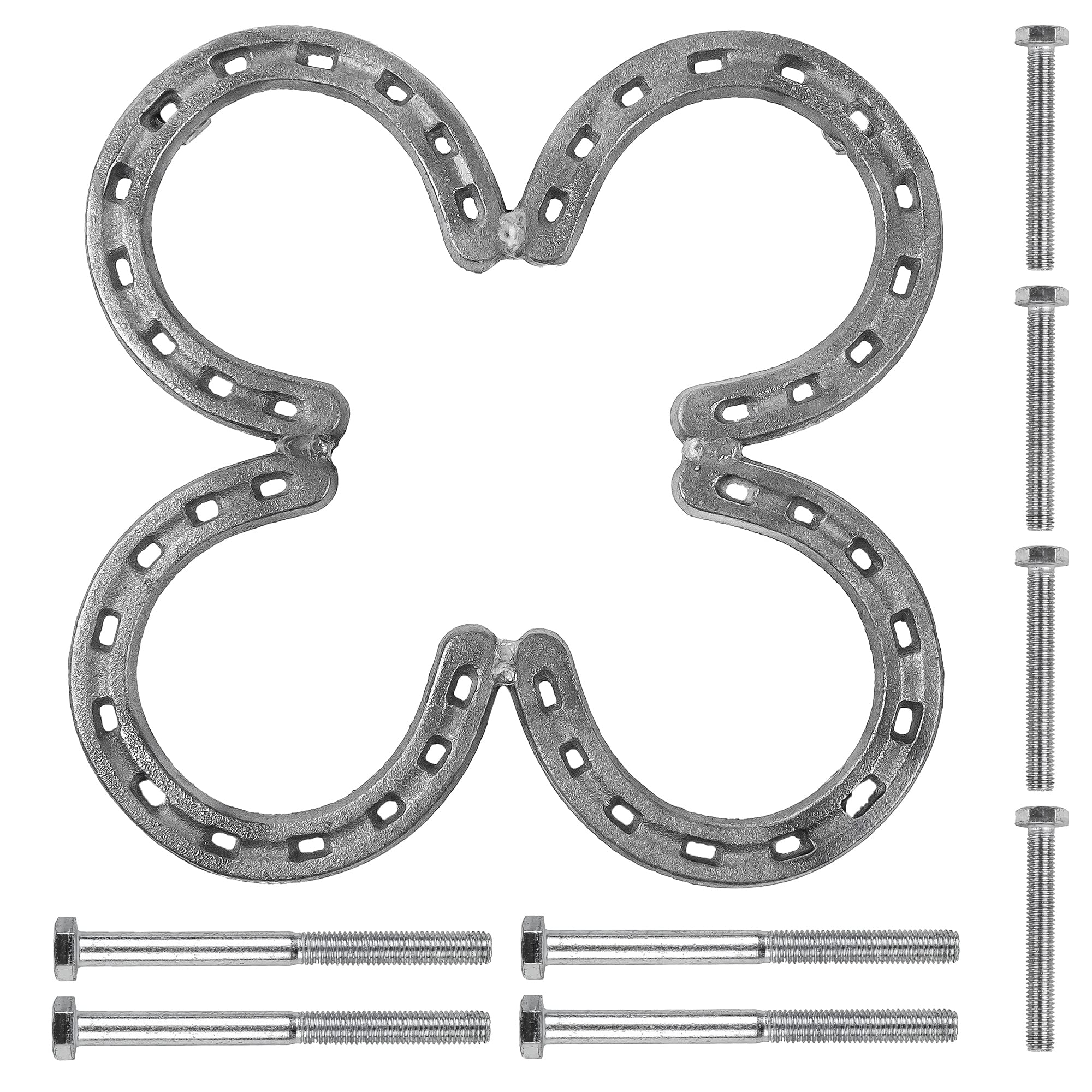 Nbguigdstr welded horseshoe detail highlighting heat-resistant solid-steel construction