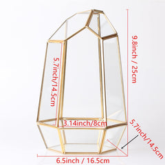 NCYP close-up of brass-frame corner shows fine metal detail and durability