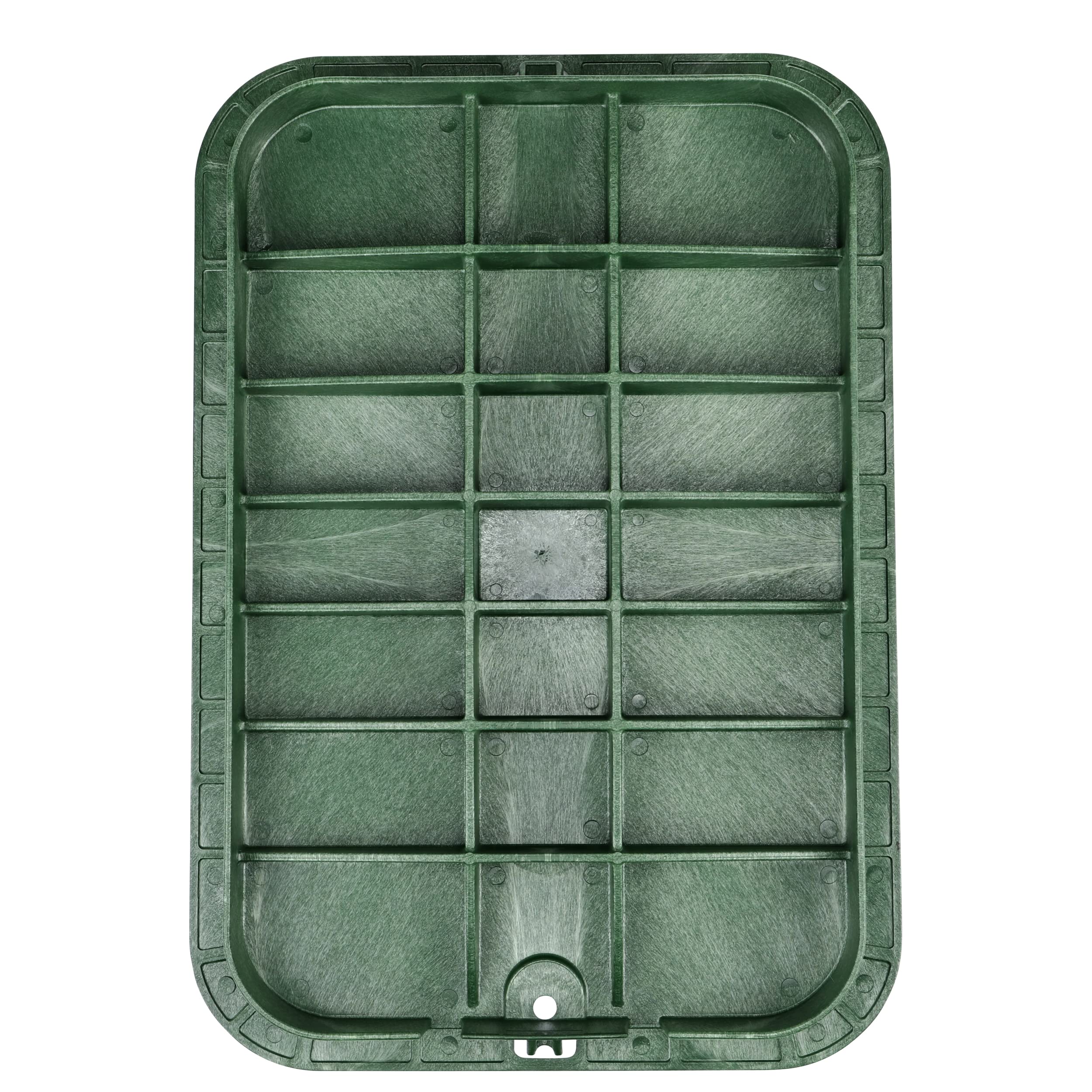 NDS brass insert and bolt hole for optional lid security and lockability