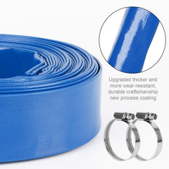 NEAGLORY hose collapsed flat and rolled for compact storage and easy handling