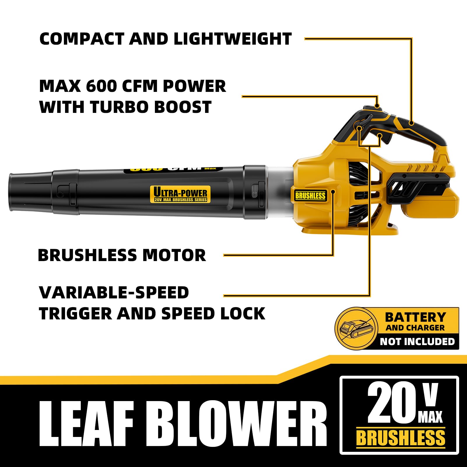 Neareen concentrator nozzle detail for focused airflow and stubborn debris removal