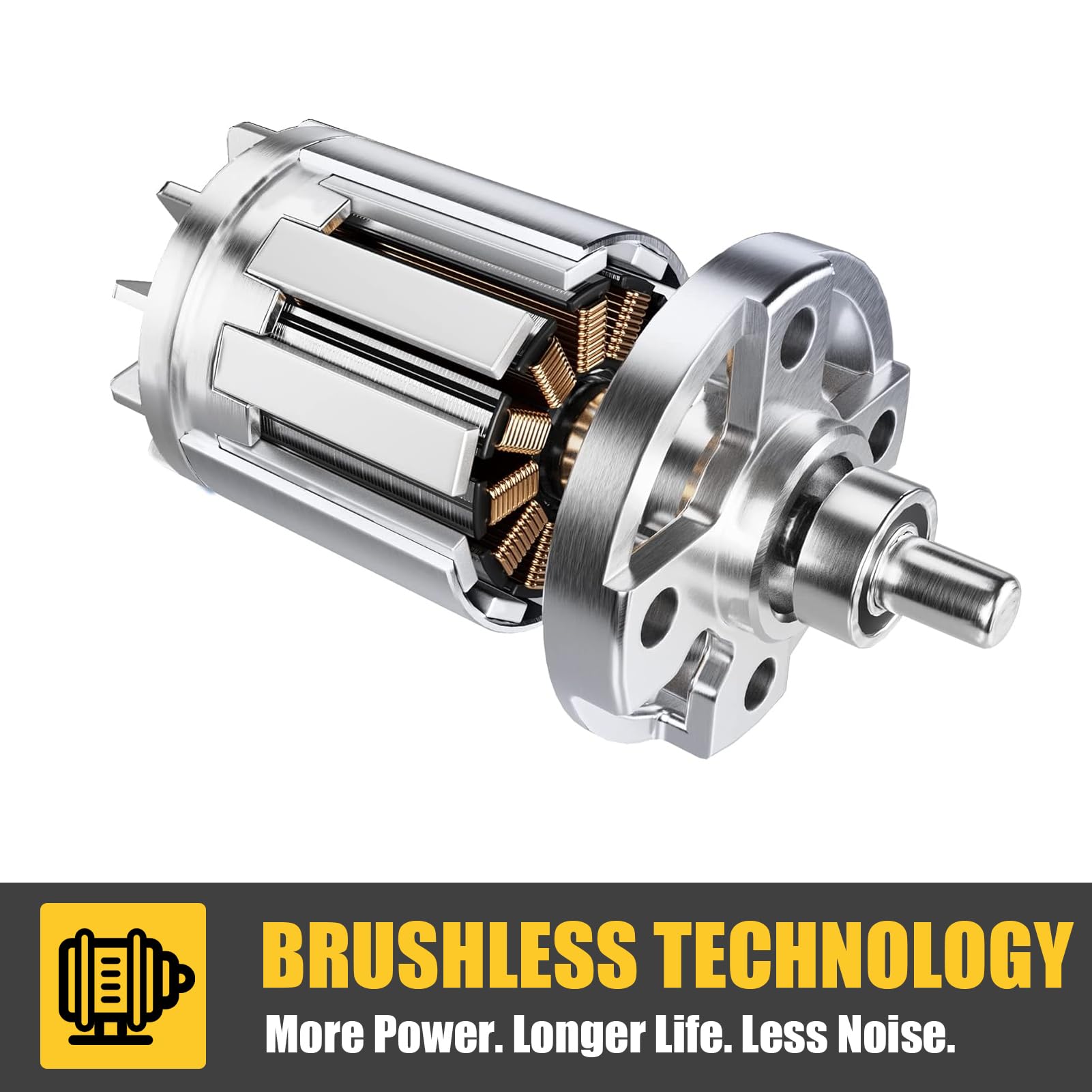 Neareen motor vent closeup highlighting brushless motor efficiency and durability