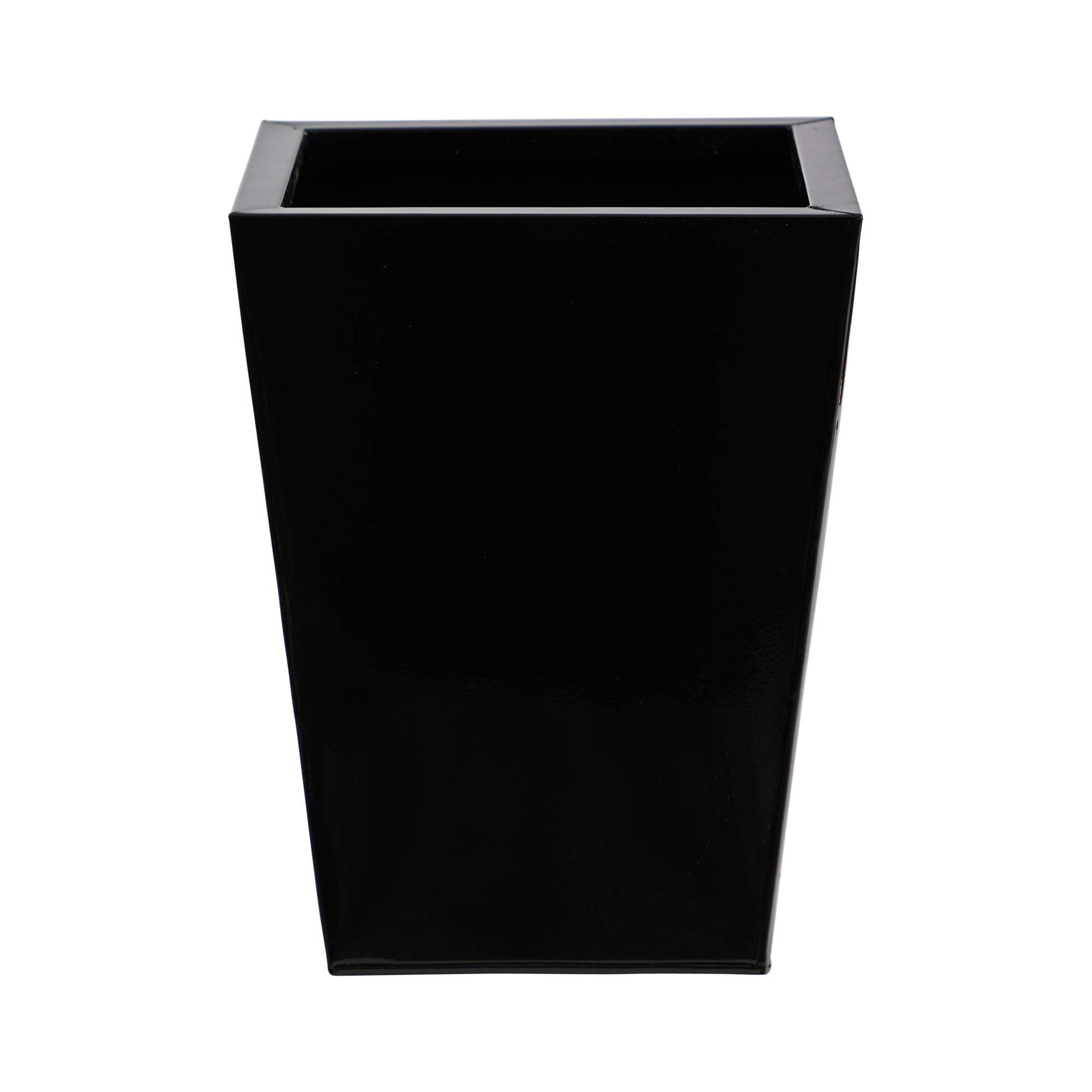 Nearly Natural front view metal planter showing geometric pattern and modern style benefit