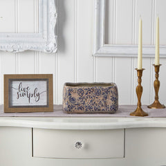 Nearly Natural styled tabletop with faux flowers showing scale and decorative impact