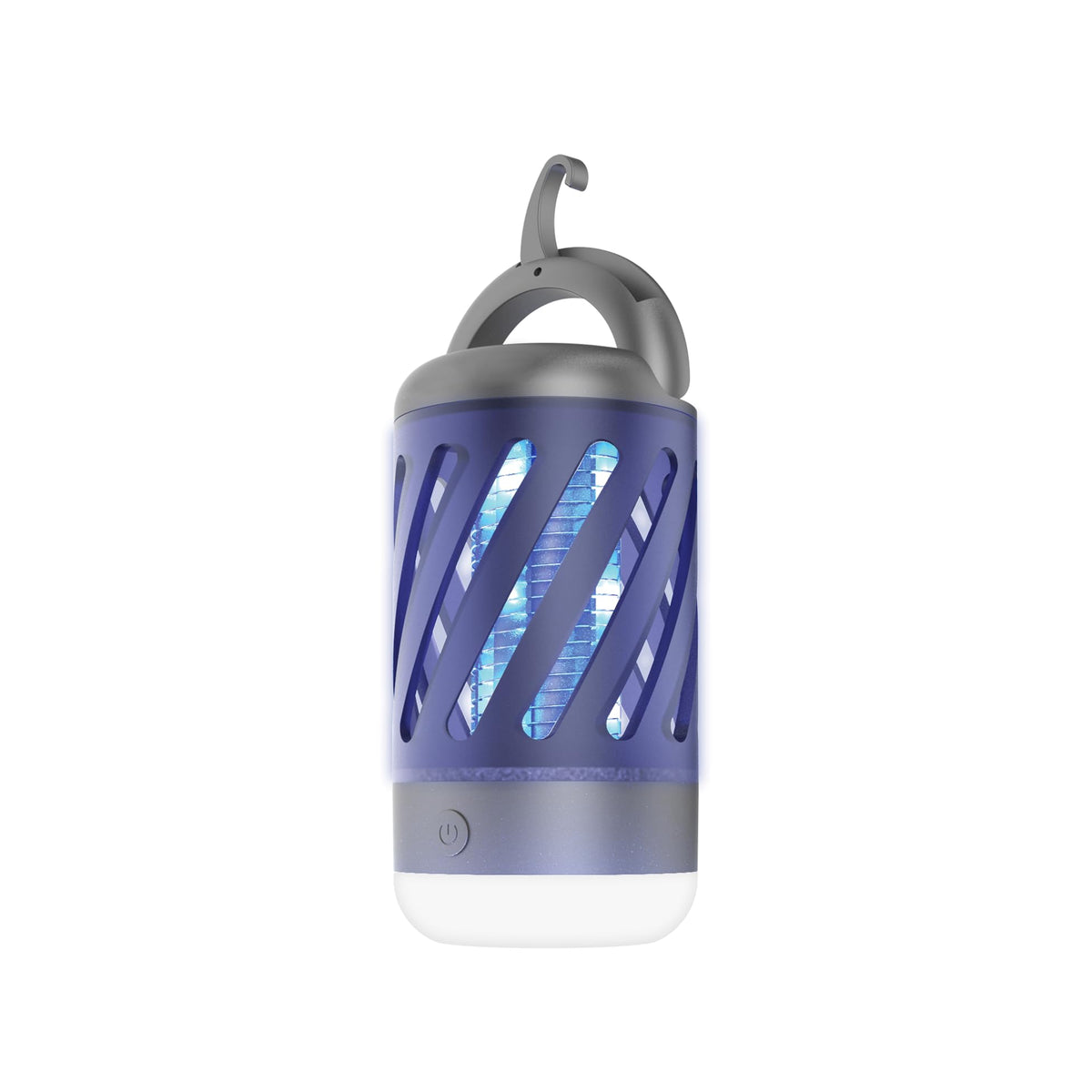 NEBO mini bug zapper front view showing compact design and controls for easy use