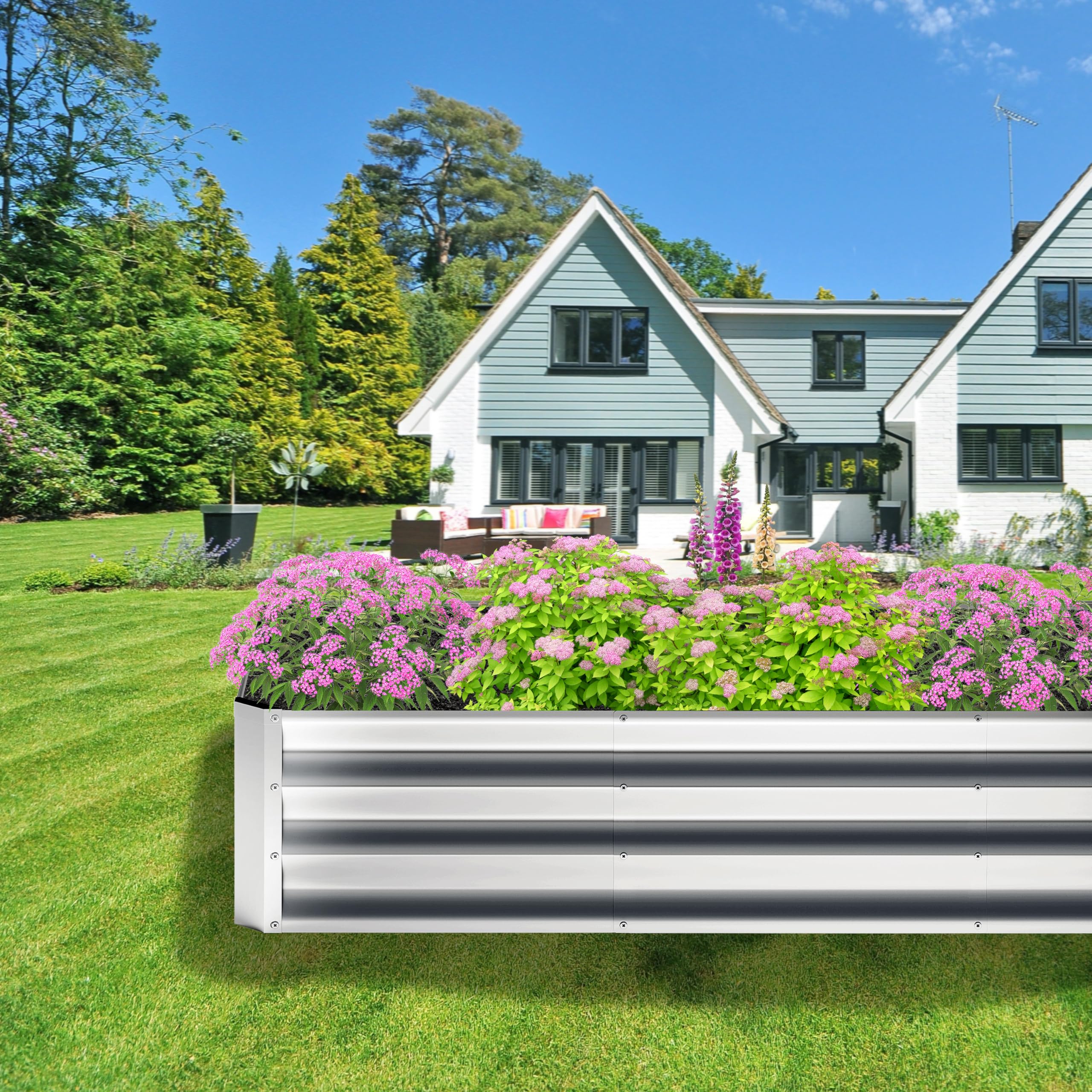 Nedenyou empty box depth view showing 12-inch soil capacity advantage