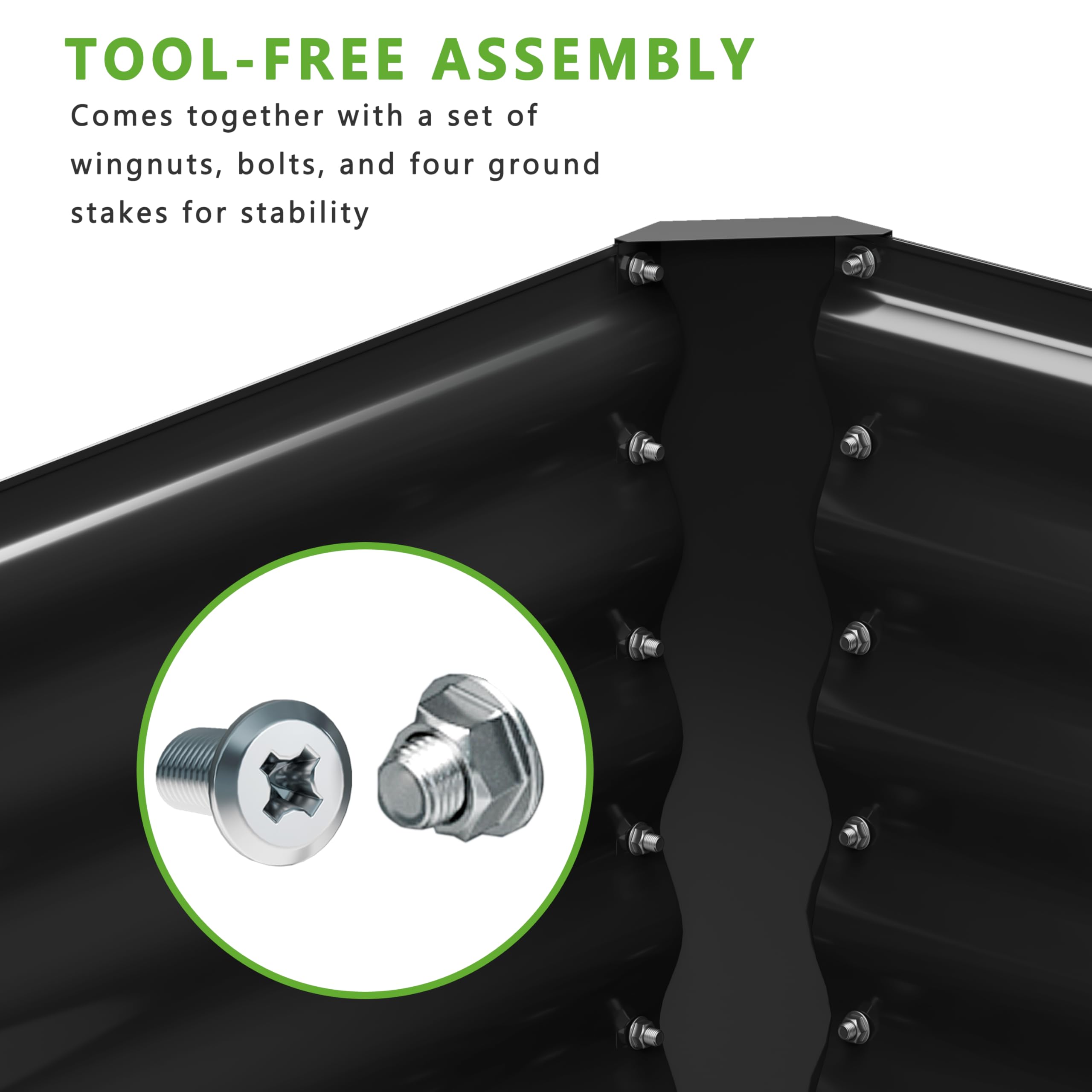 Nedenyou comparison with tools showing included hardware and easy assembly advantage