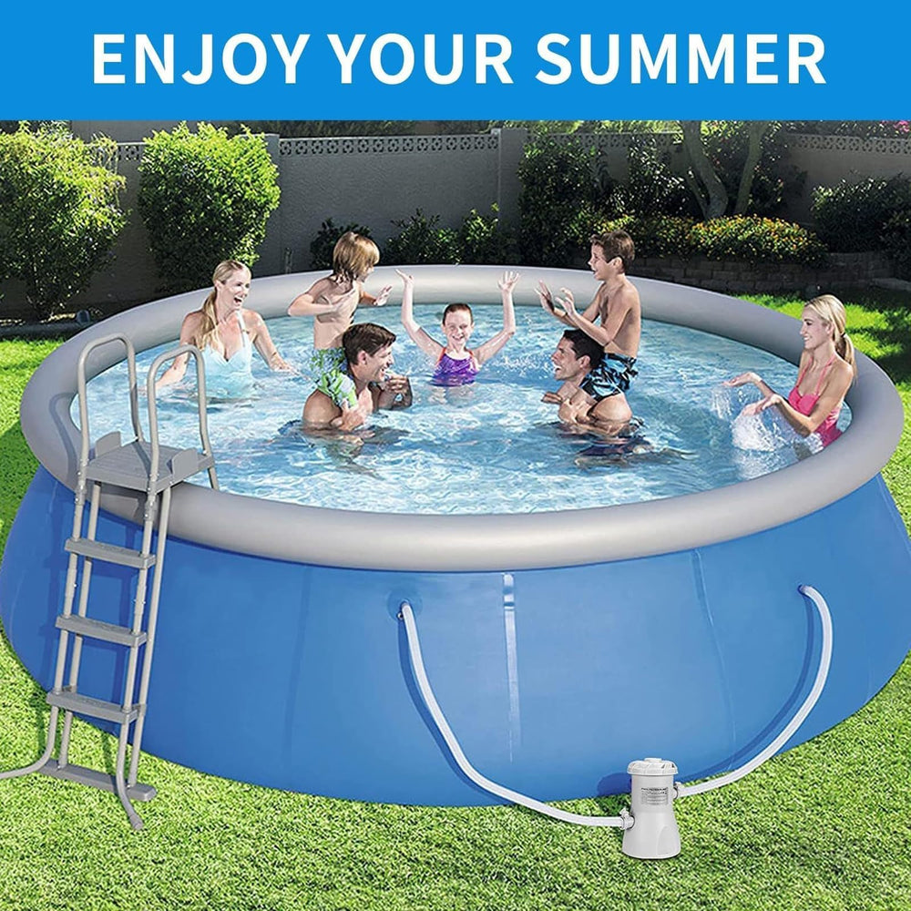 Nefemo hose installed by poolside illustrating quick replacement and readiness