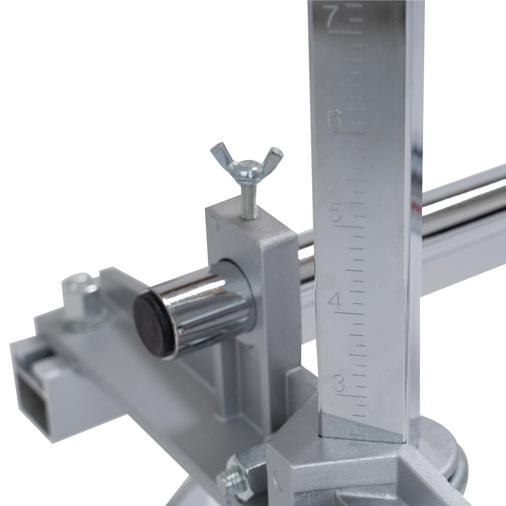 Nejoney rail mounted on log illustrating secure attachment and stability