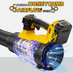 Nelhalt side profile showing DeWALT 20V compatible battery slot