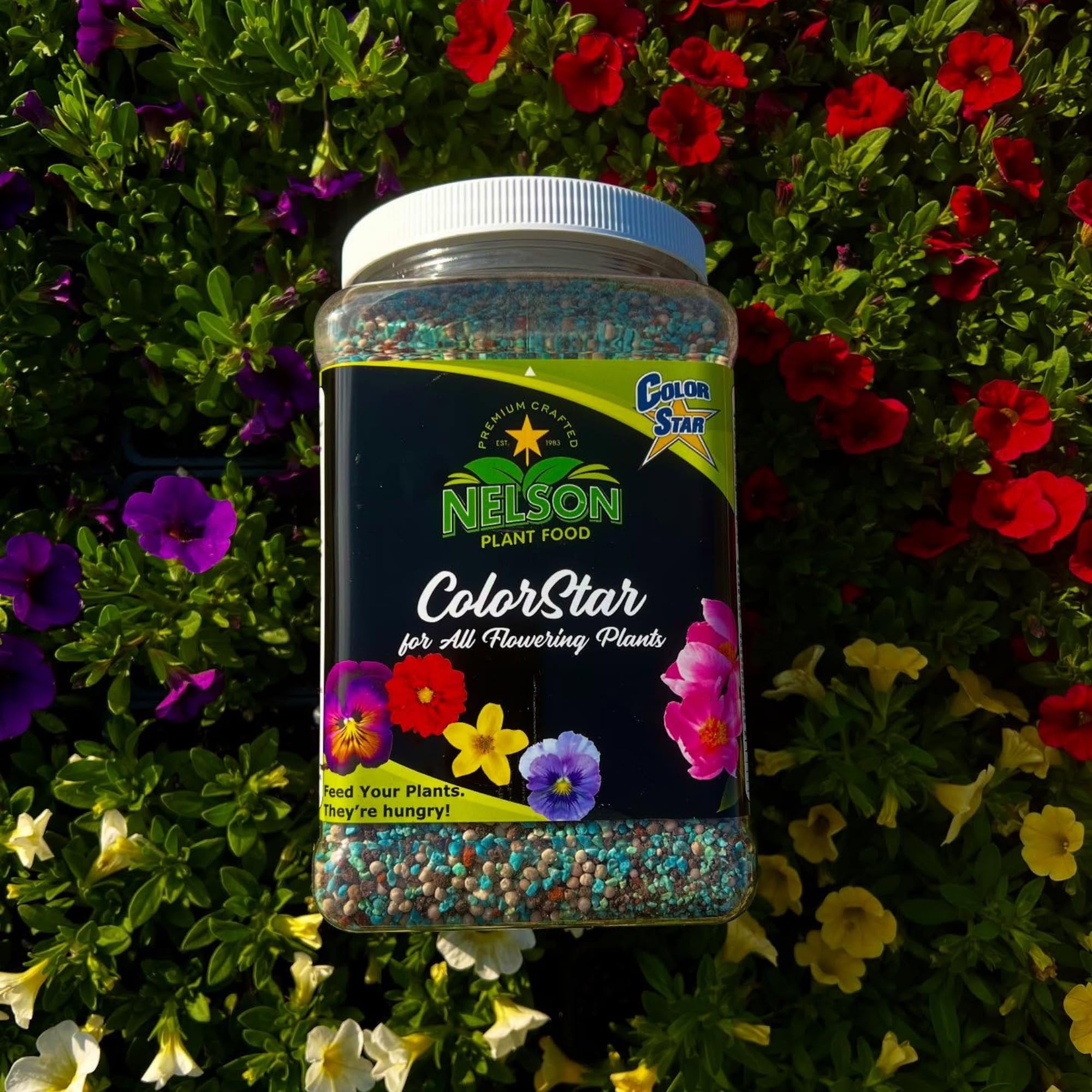 Nelson ColorStar granules close-up showing texture and uniform slow-release benefit