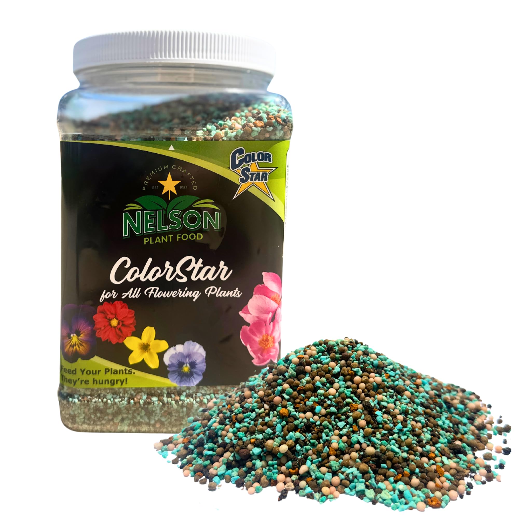 Nelson ColorStar front packaging showing brand and 4 lb bag for easy identification
