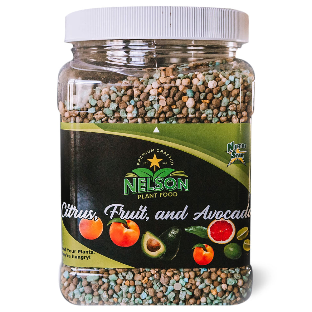 Nelson 4 lb bag front packaging showing brand and formula, promotes healthier fruit
