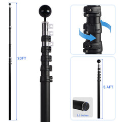 NELXINJO 18-inch PVC sleeve detail for fast mounting and stable base