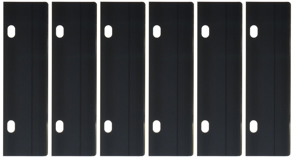 Nemco replacement blade front view shows stainless steel edge for faster griddle cleaning