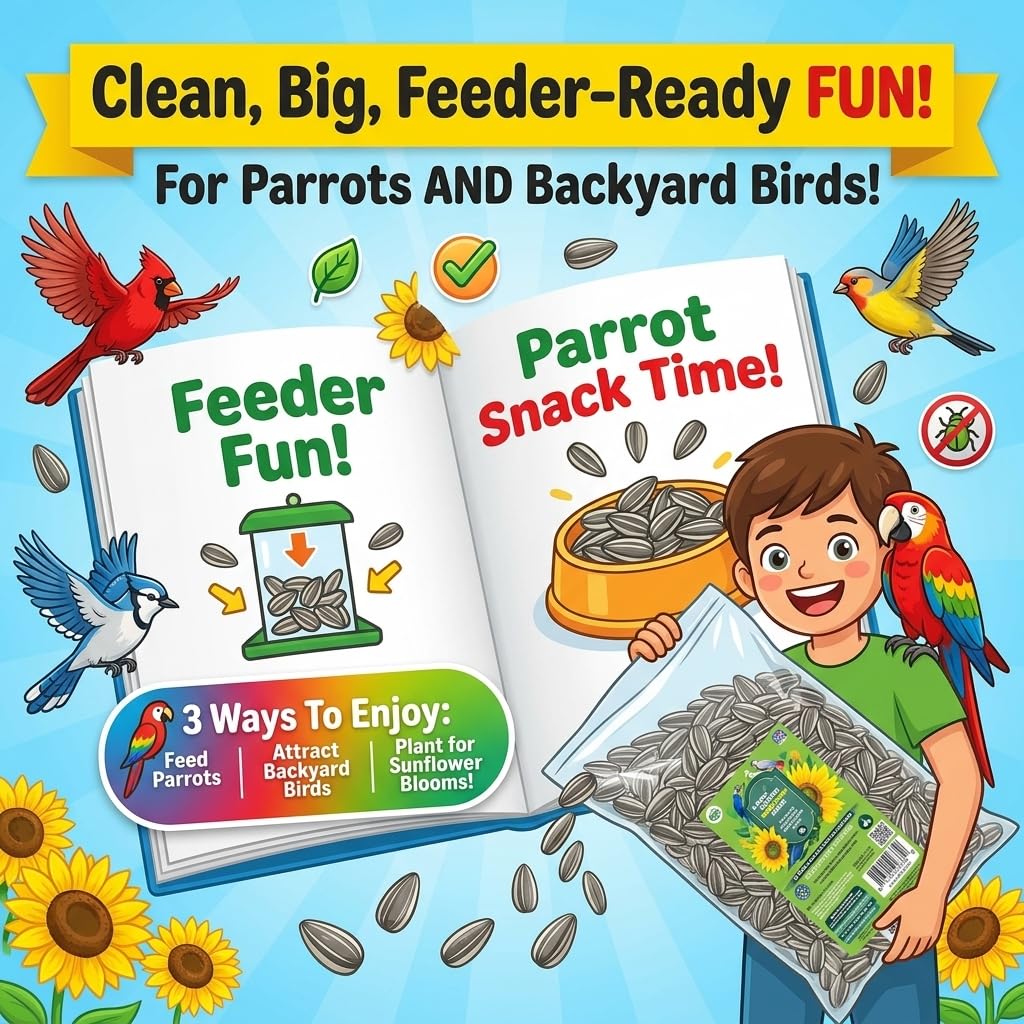 Nemeth Farms seeds poured into a large feeder, attracts big birds efficiently