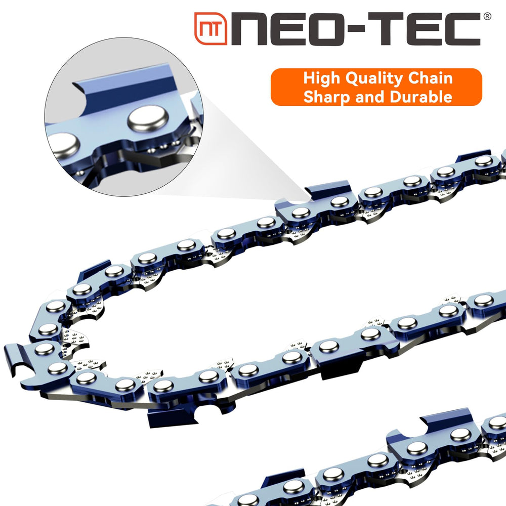 NEO-TEC chain cutting a limb to show reliable performance and clean cuts