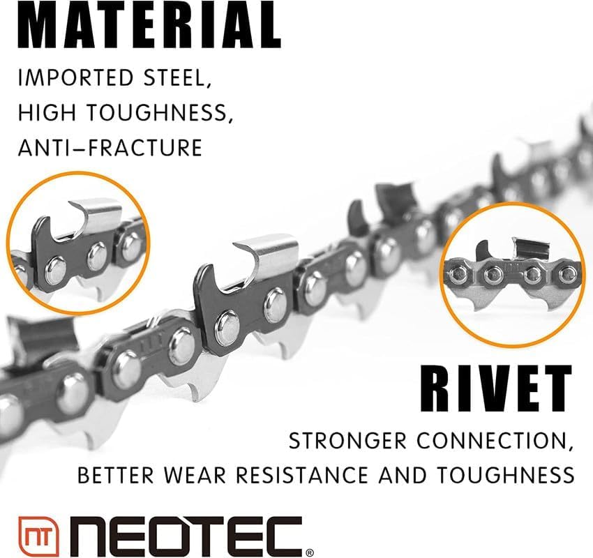 NEO-TEC chains stored in a garage setting conveying practical tool readiness
