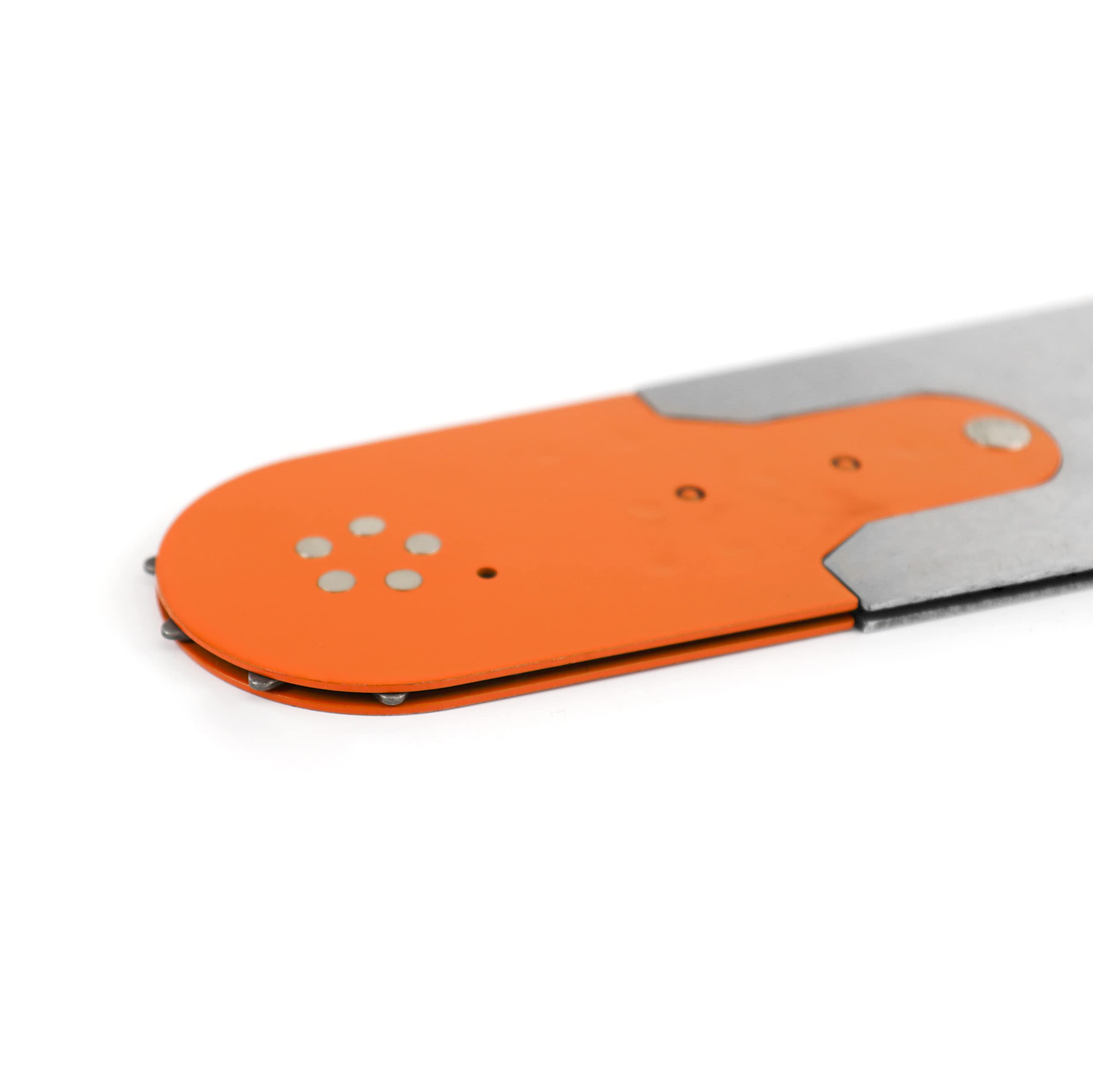 NEO-TEC 36-inch bar on large log showing extended reach advantage