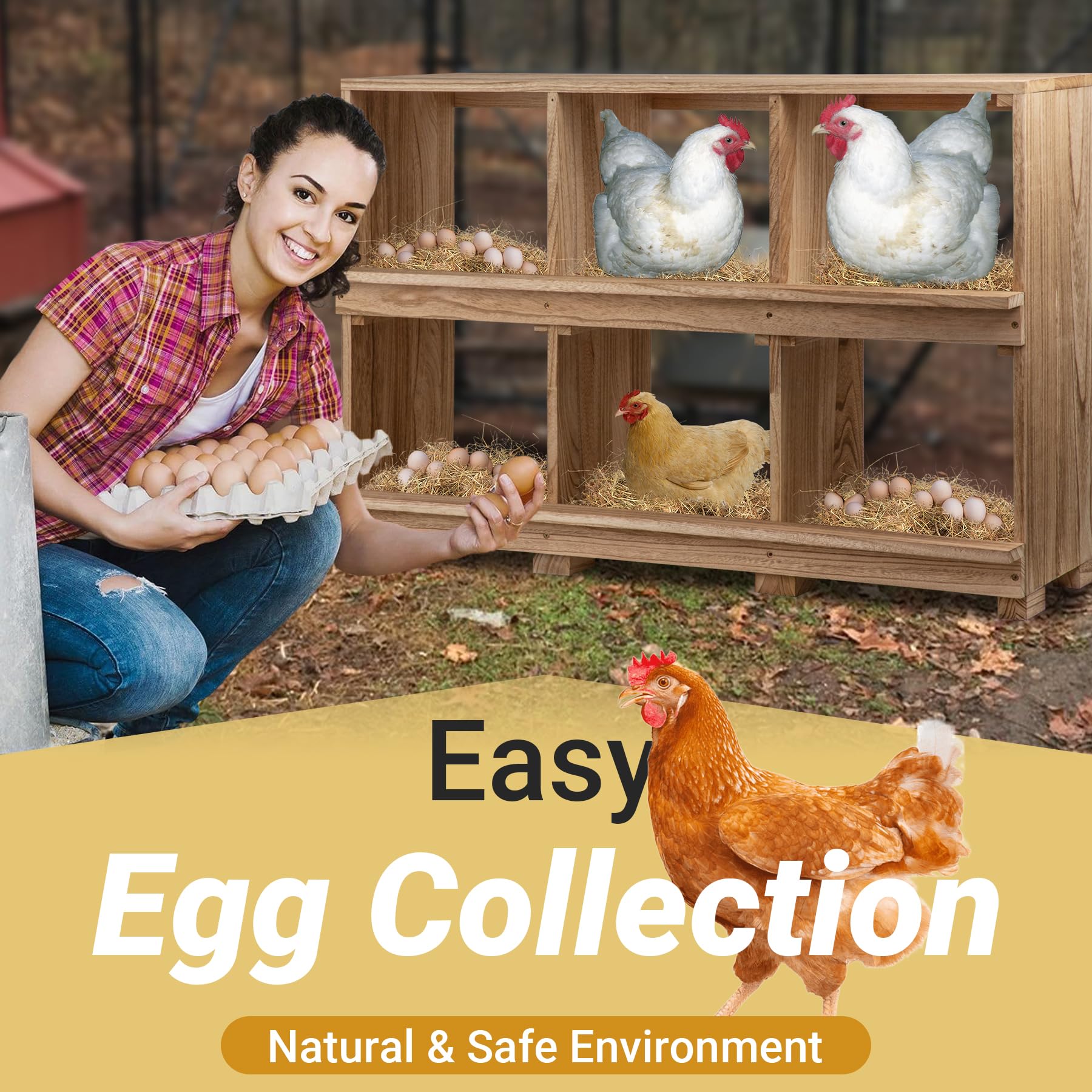 Neoaider close-up of wood grain and ventilation ensuring dry breathable nests