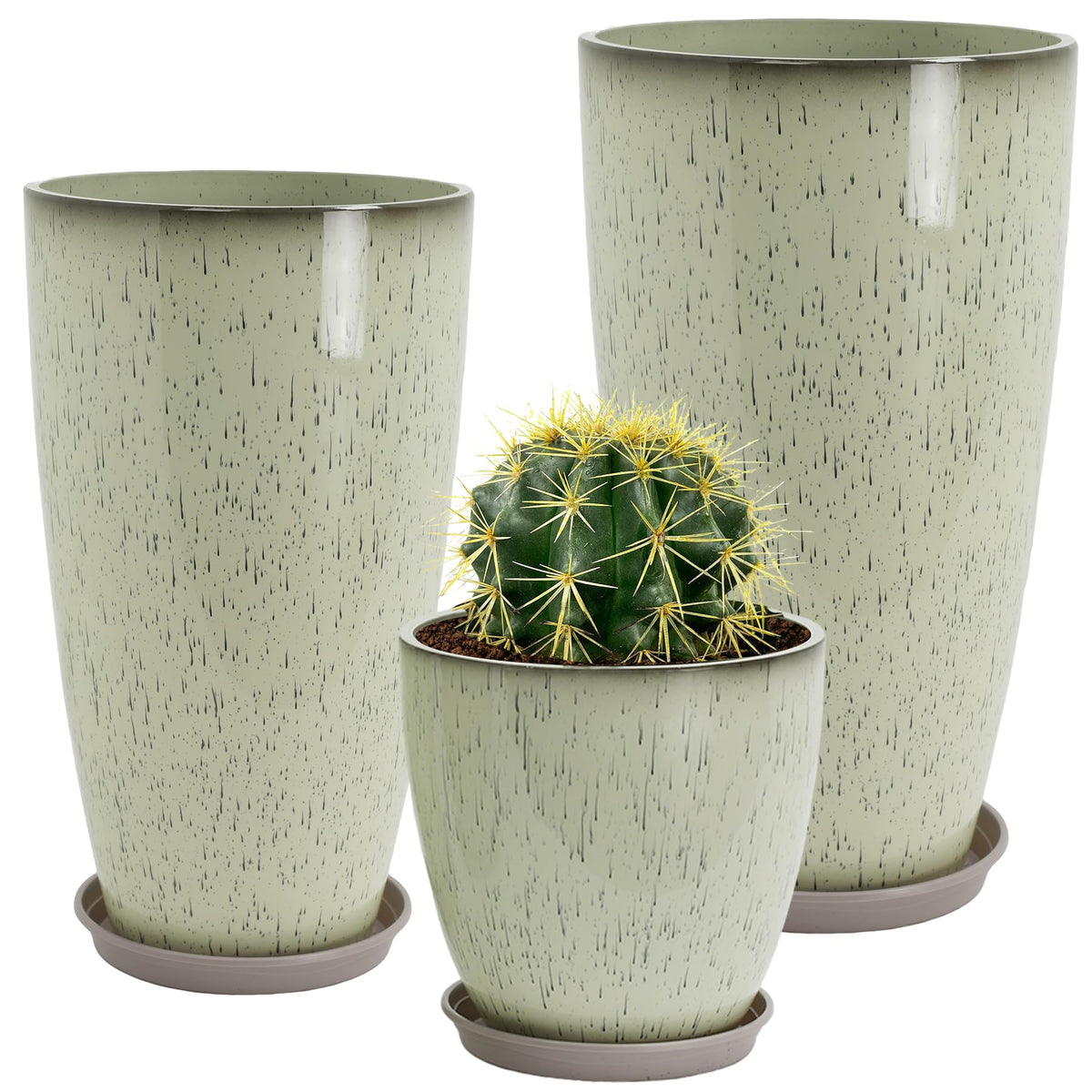 Neoaider front group shot showing three planters and cohesive styling