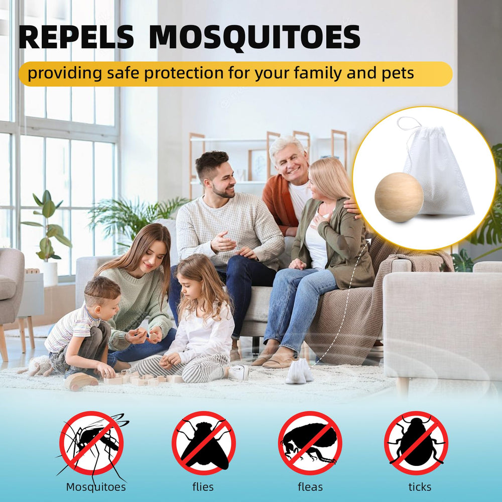 NeoAxisGlo repellent balls placed on a patio table providing outdoor comfort