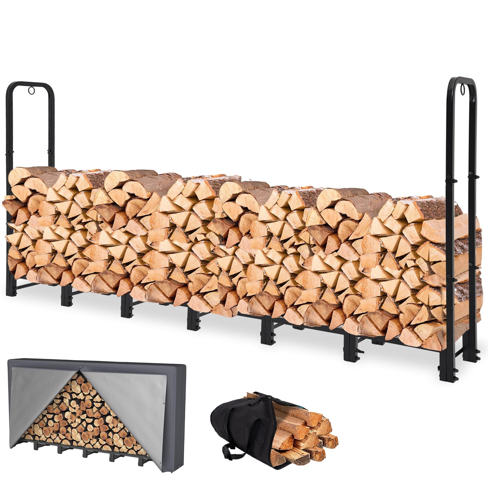 NEOCOZY front view assembled rack showing stable full-capacity storage