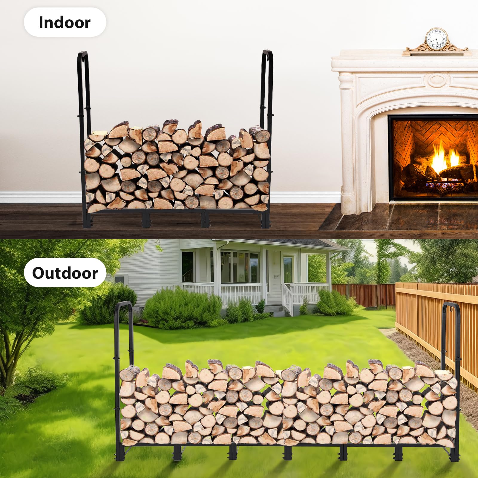 NEOCOZY lifestyle patio setup illustrating neat, protected outdoor storage