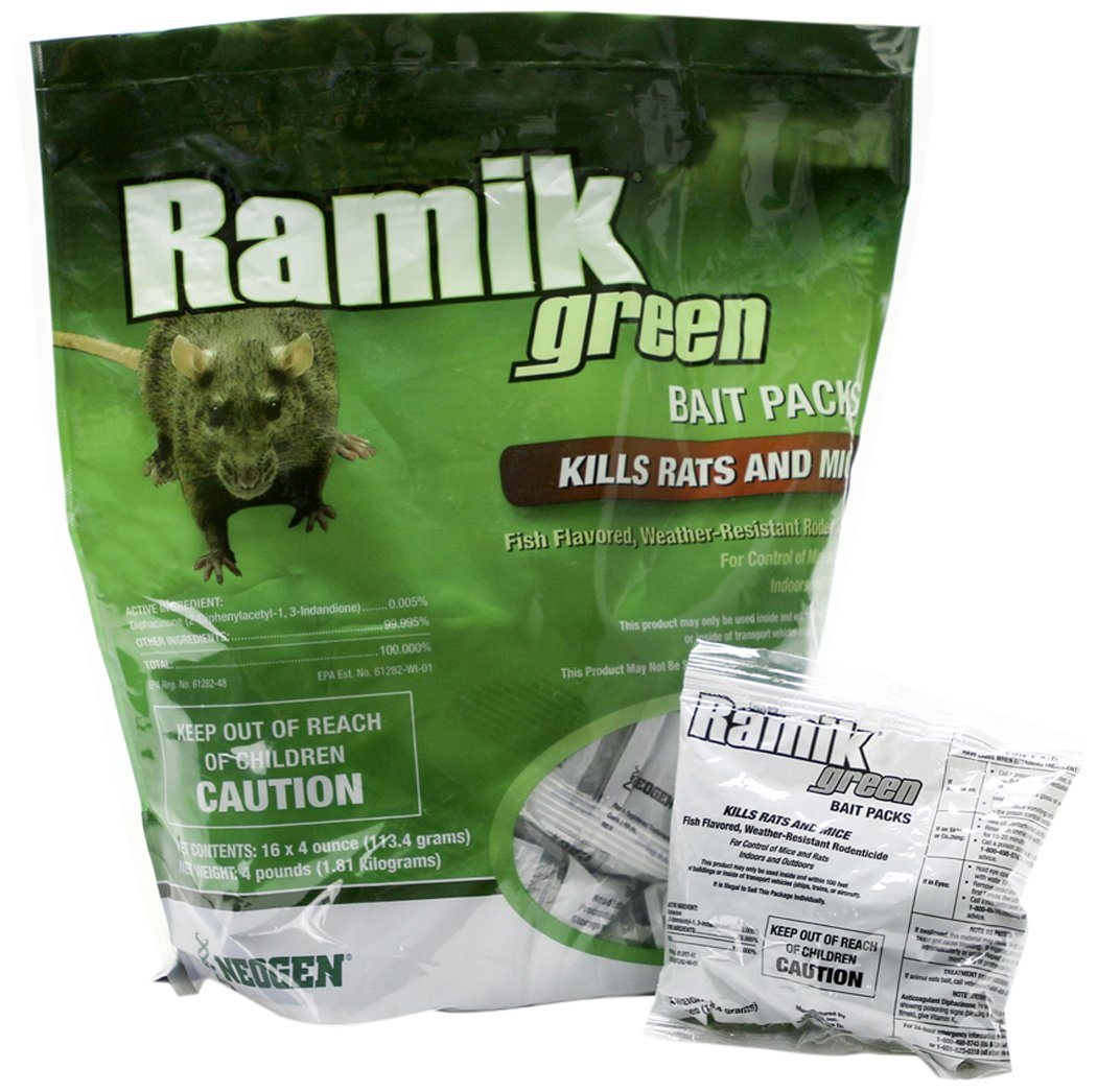 Neogen Ramik Green front packaging showing place pack pouch and product benefits