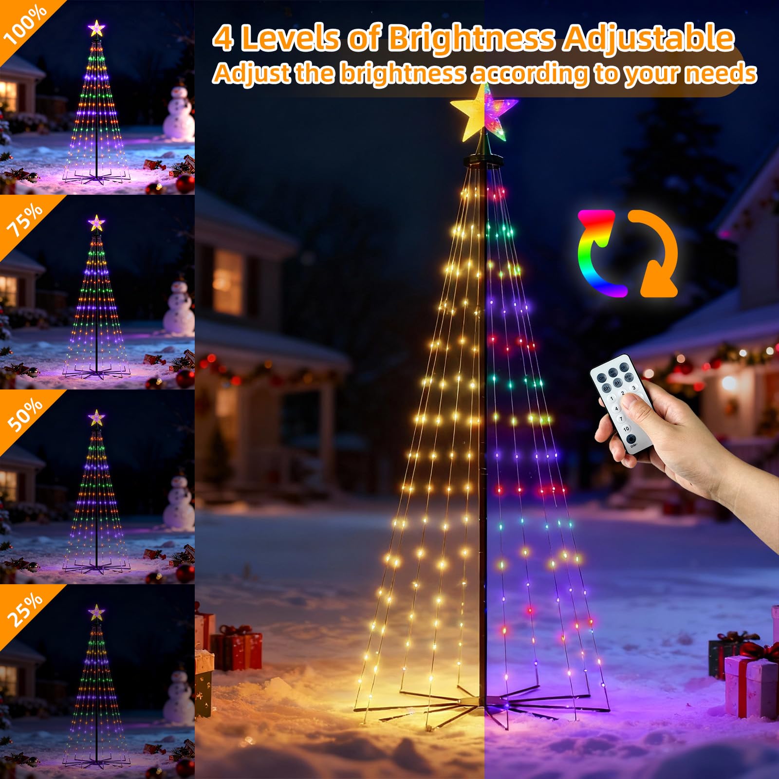 NEOLITHX tree collapsed flat for compact storage and easy season-to-season reuse